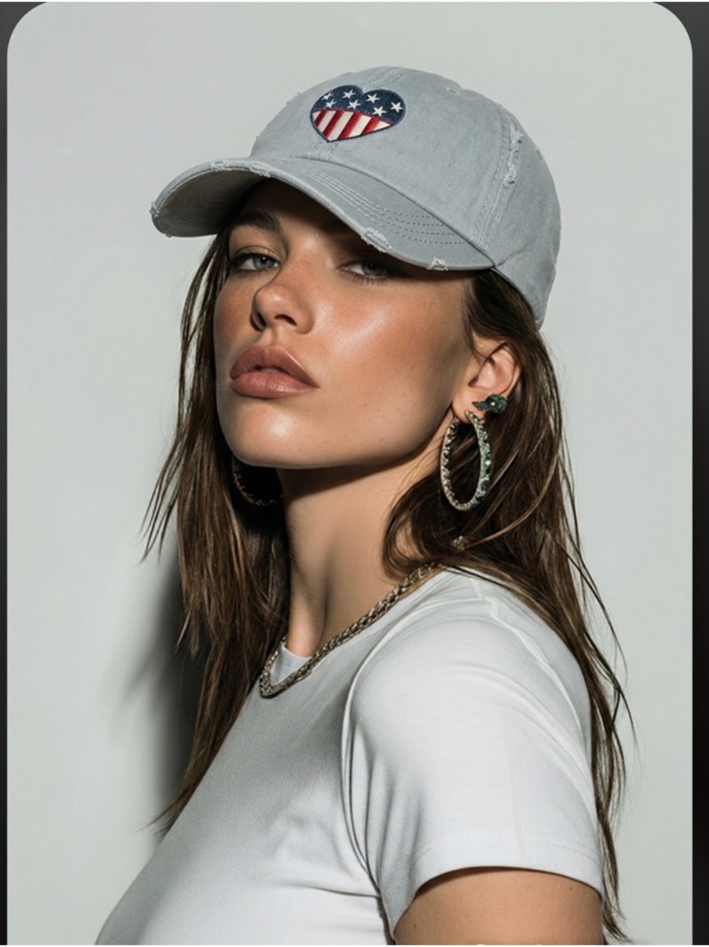 Adult Unisex Americana Flag Heart
Sunwashed Chill Cap
